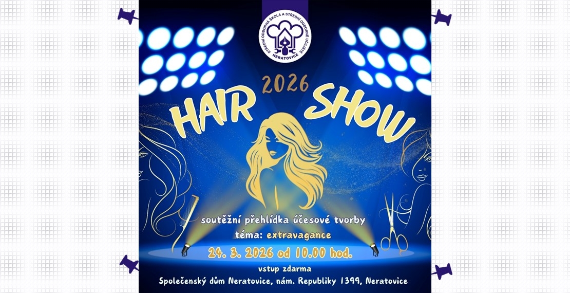 Pozvánka  na Hair show  Neratovice 2026 - 24. 3. 2026